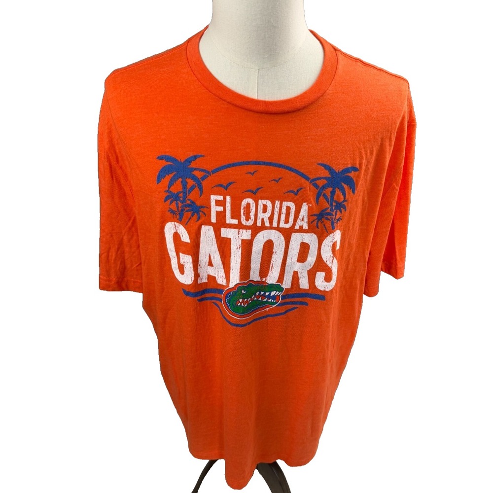 Box Seat Florida Gators Mens Orange Graphic Tee Shirt XXL NEW